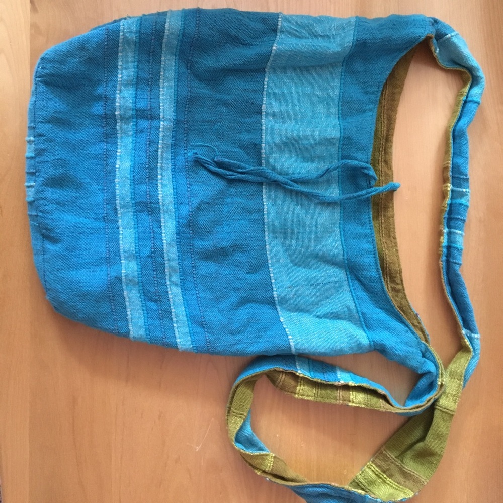 Reversible Handmade Crossbody Bag